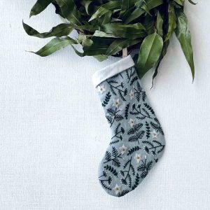 Hand Embroidered Personalized Christmas stocking-1