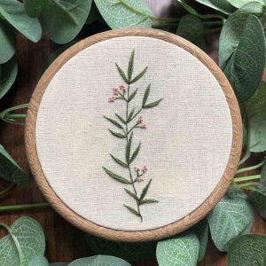 Botanical embroidery