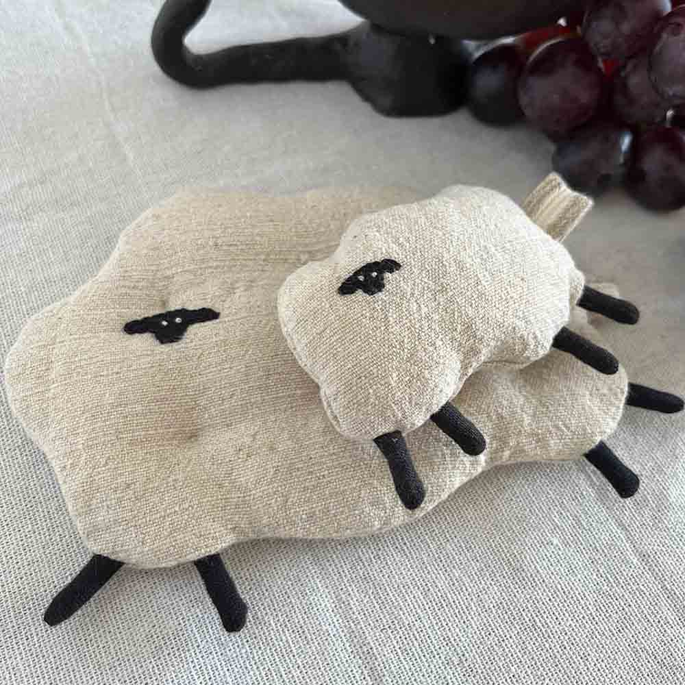 Sheep Handmade Hanging Decor or Coaster-1