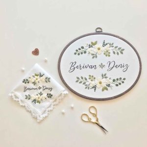 Wedding Embroidery Gift for the Couple-1
