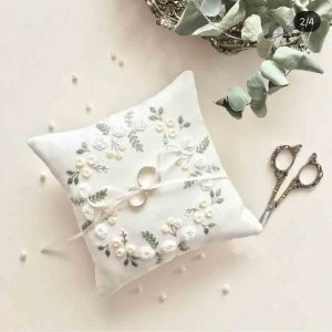 Personalized Ring Bearer Pillow for Wedding-1