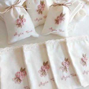 Custom Embroidered Drawstring Bag-1