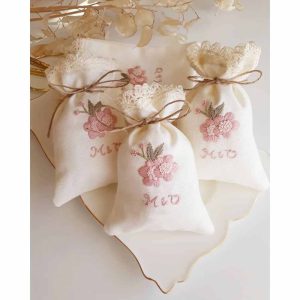 wedding favor bag-pink