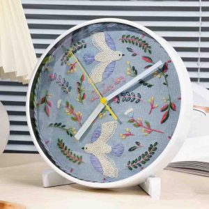 Embroidered Wall Clock 2