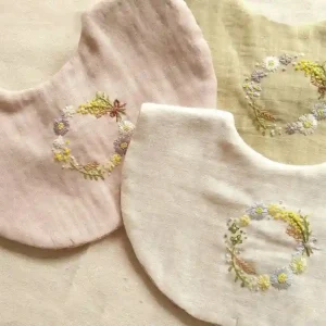 Personalized Hand-Embroidered Baby Bib-2