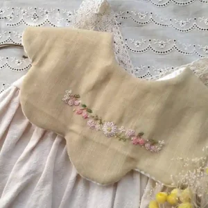 Personalized Hand-Embroidered Baby Bib-5