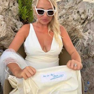 actual handwriting organic cotton sew-inpatch for wedding dress hand embroidered personalised handwritten message
