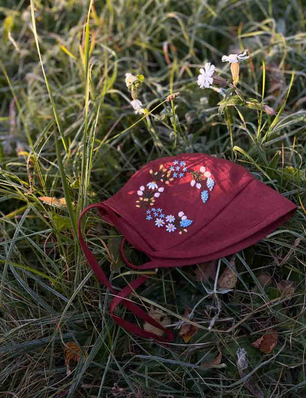 Linen Delight: Handcrafted Baby Cap for Little Explorers 3
