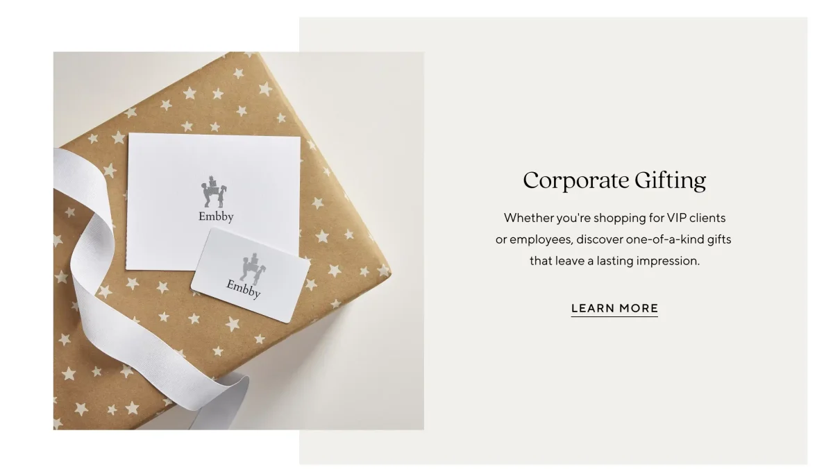 corporate gifting banner