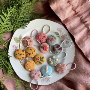 Handmade Children's Hair Hairbands with Playful Embroidery 2
